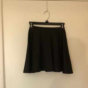 Silk black skirt